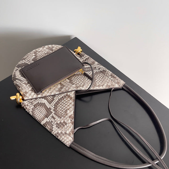 SMALL SOLSTICE 30 IN SNAKE PATTERN CALFSKIN