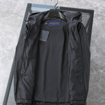 LV BLACK DAMIER WINDBREAKER JACKET 239097