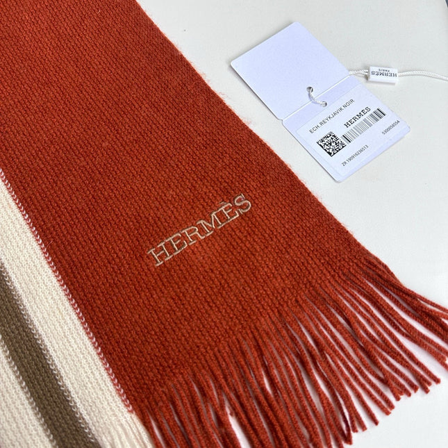 SCARF 180 CM IN GARNET RED CASHMERE 356238