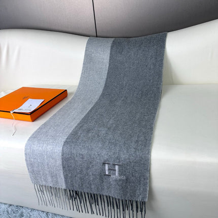 SCARF 190 CM IN DOVE GRAY CASHMERE
