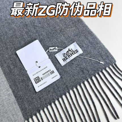 SCARF 190 CM IN DOVE GRAY CASHMERE