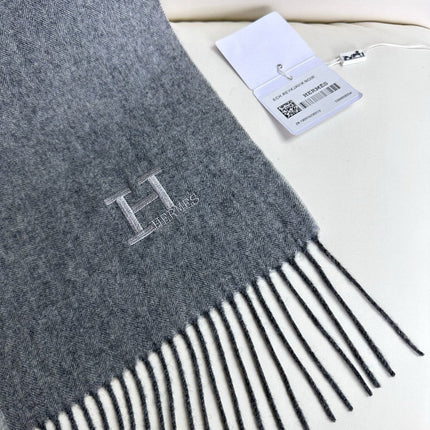 SCARF 190 CM IN DOVE GRAY CASHMERE