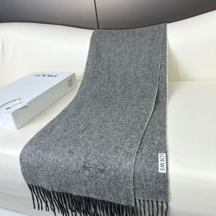 SCARF 180 CM IN MOUSE GRAY CASHMERE 383862