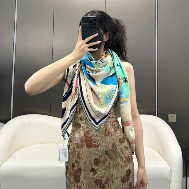 LOCOMOTION SHAWL 135 CM COLORFUL 385392