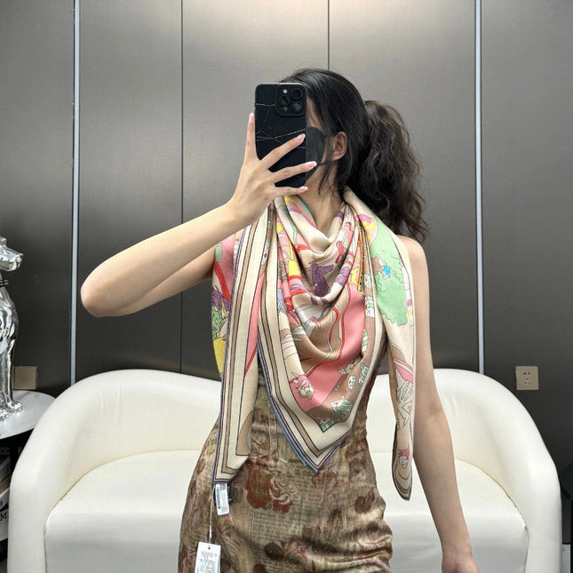 LOCOMOTION SHAWL 135 CM COLORFUL 385393