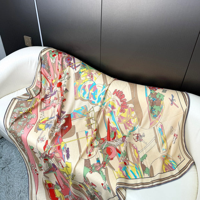 LOCOMOTION SHAWL 135 CM COLORFUL 385393