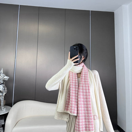 SCARF 190 CM IN BABY PINK MIX BEIGE CARO CASHMERE 388126