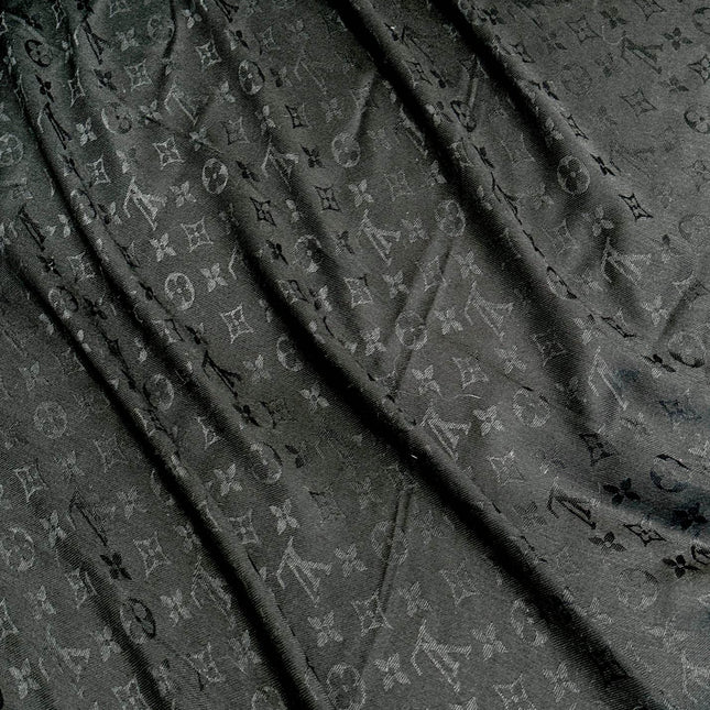 EVERMORE SCARF 140 CM IN BLACK SILK AND WOOL 393156