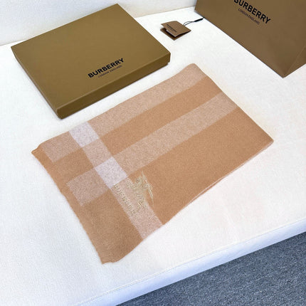 SCARF 190 CM IN TUSCAN BEIGE CASHMERE  398394