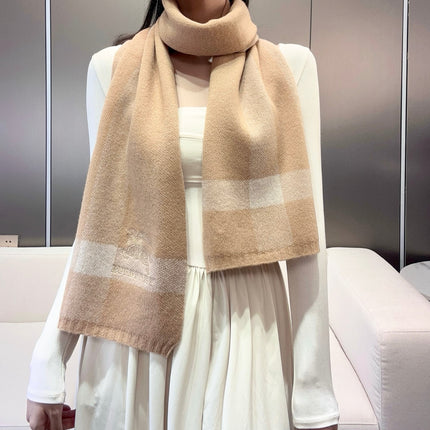 SCARF 190 CM IN TUSCAN BEIGE CASHMERE  398394