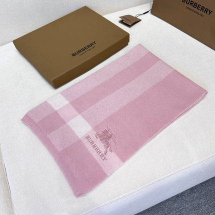 SCARF 190 CM IN LIGHT PINK CASHMERE  398396