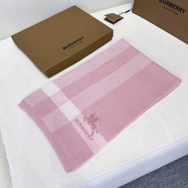 SCARF 190 CM IN LIGHT PINK CASHMERE  398396