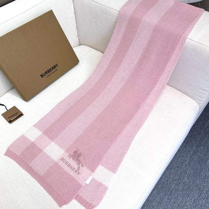 SCARF 190 CM IN LIGHT PINK CASHMERE  398396