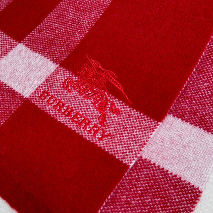 SCARF 190 CM IN CHERRY RED CASHMERE  398397