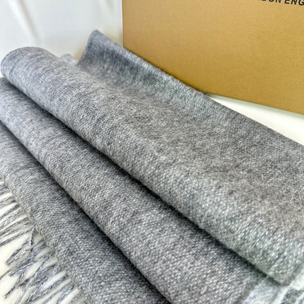 SCARF 180 CM IN GRAPHITE GRAY CASHMERE 398415