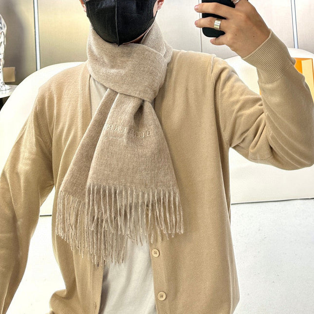 SCARF 180 CM IN TAN BROWN CASHMERE 398417
