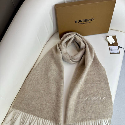 SCARF 180 CM IN TAN BROWN CASHMERE 398417