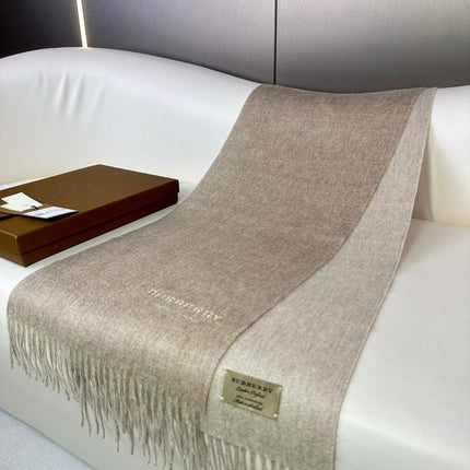 SCARF 180 CM IN TAN BROWN CASHMERE 398417