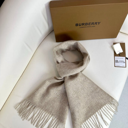 SCARF 180 CM IN TAN BROWN CASHMERE 398417
