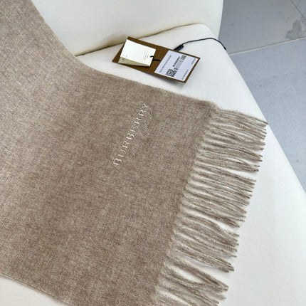 SCARF 180 CM IN TAN BROWN CASHMERE 398417