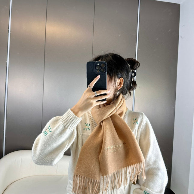 SCARF 180 CM IN TUSCAN BEIGE CASHMERE 398418