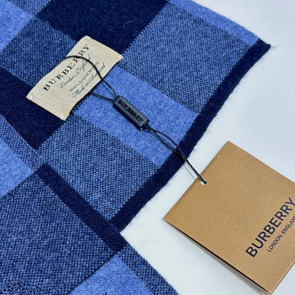 SCARF 180 CM IN TRUE BLUE CASHMERE 403869