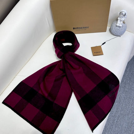 SCARF 180 CM IN MULBERRY PURPLE CASHMERE 403871