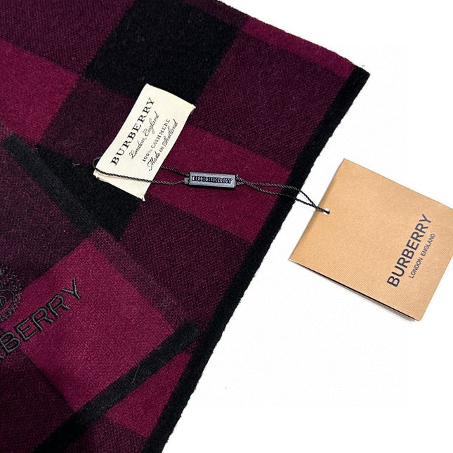 SCARF 180 CM IN MULBERRY PURPLE CASHMERE 403871