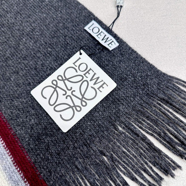 SCARF 180 CM IN DARK GRAY CASHMERE 410156