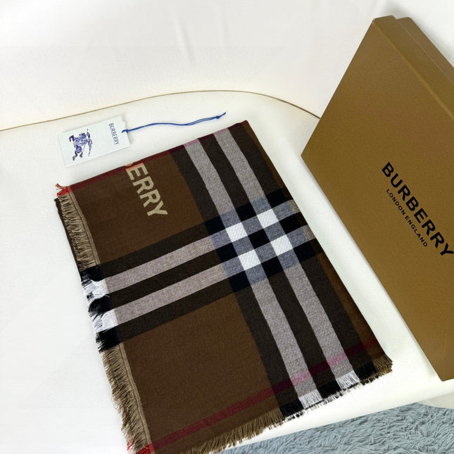 BBR SCARF 220 CM IN SILK CASHMERE 481240
