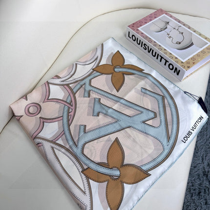 LV SCARF 90 CM IN SILK 719999