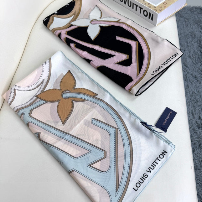 LV SCARF 90 CM IN SILK 720000