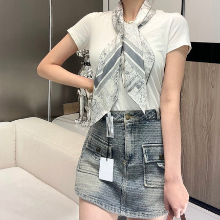 DIOR SCARF 90 CM IN SILK FABRIC 724823