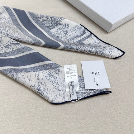 DIOR SCARF 90 CM IN SILK FABRIC 724824