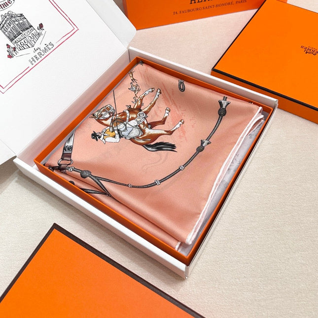 HERMES 25S SCARF 90 IN SILK 720007