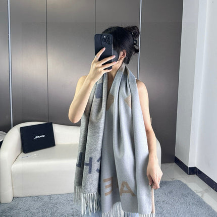 CHANEL 25S SCARF 180 IN CASHMERE 724825