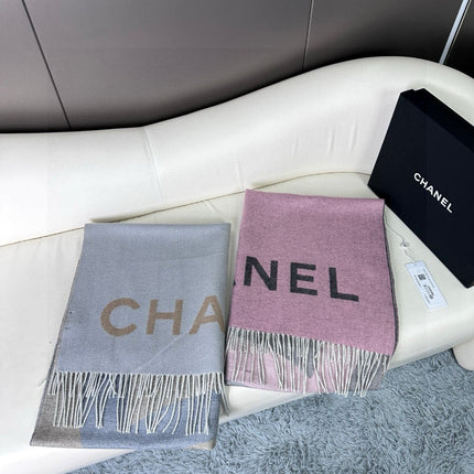 CHANEL 25S SCARF 180 IN CASHMERE 724826