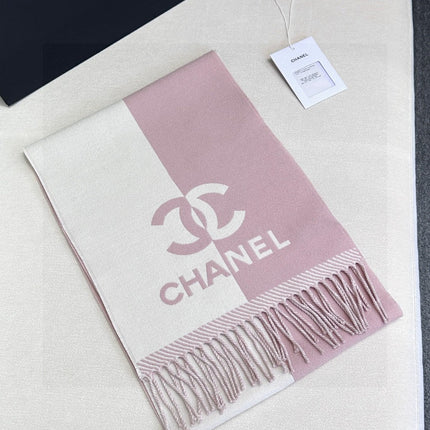 CHANEL 25S SCARF 184 IN MERINO WOOL 727322