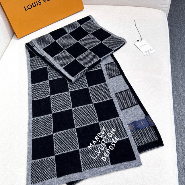LV SCARF 180 CM IN CASHMERE 682079