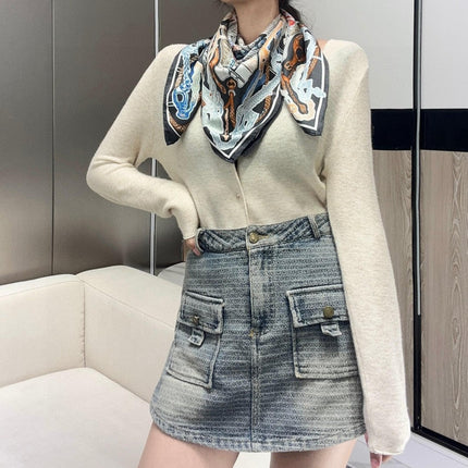 HERMES 25S SCARF 90 IN SILK 726443