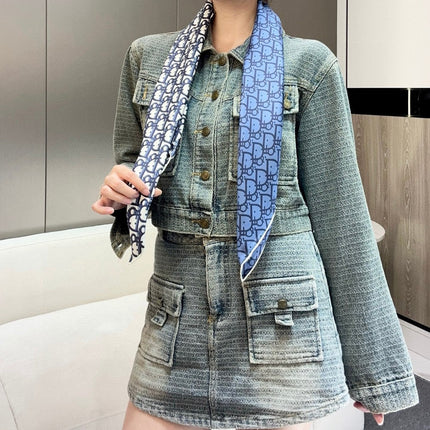DIOR SCARF 90 CM IN SILK FABRIC 721513
