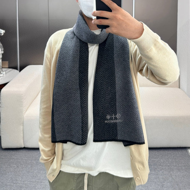LV SCARF 180 CM IN CASHMERE 714295