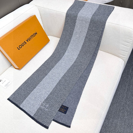 LV SCARF 180 CM IN CASHMERE 714296