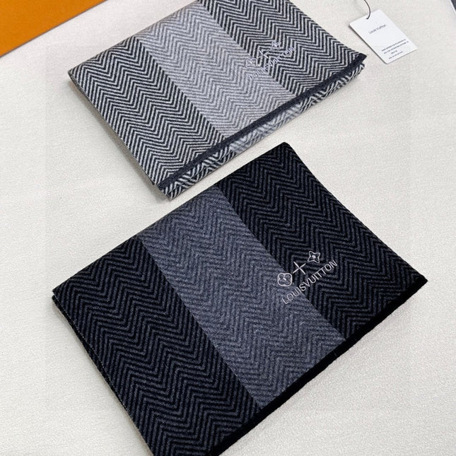 LV SCARF 180 CM IN CASHMERE 714296