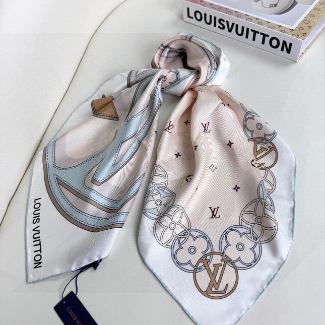 LV SCARF 90 CM IN SILK 719999