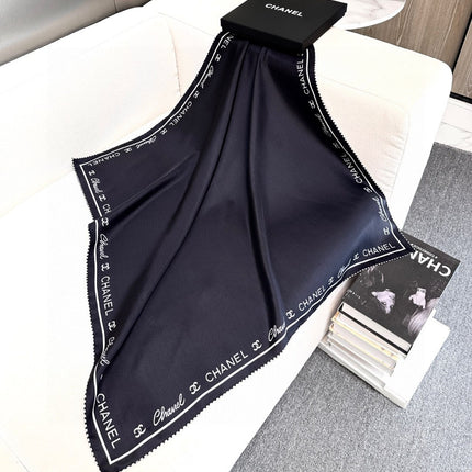 CHANEL 25S SCARF 90 IN SILK 732123