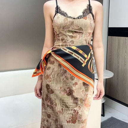 HERMES 25S SCARF 90 IN SILK 735840