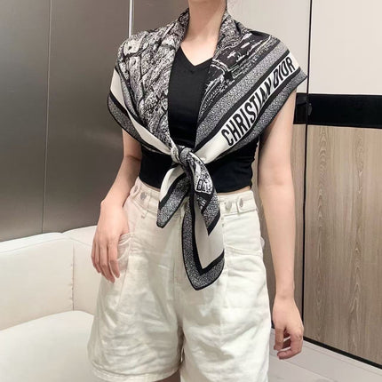 DIOR SCARF 110 CM IN SILK 730651