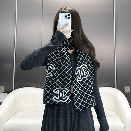 CHANEL 25S SCARF 185 IN CASHMERE 721526