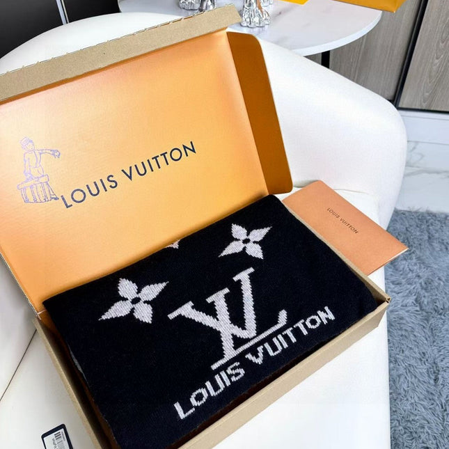 LV SCARF 180 CM IN CASHMERE 700777